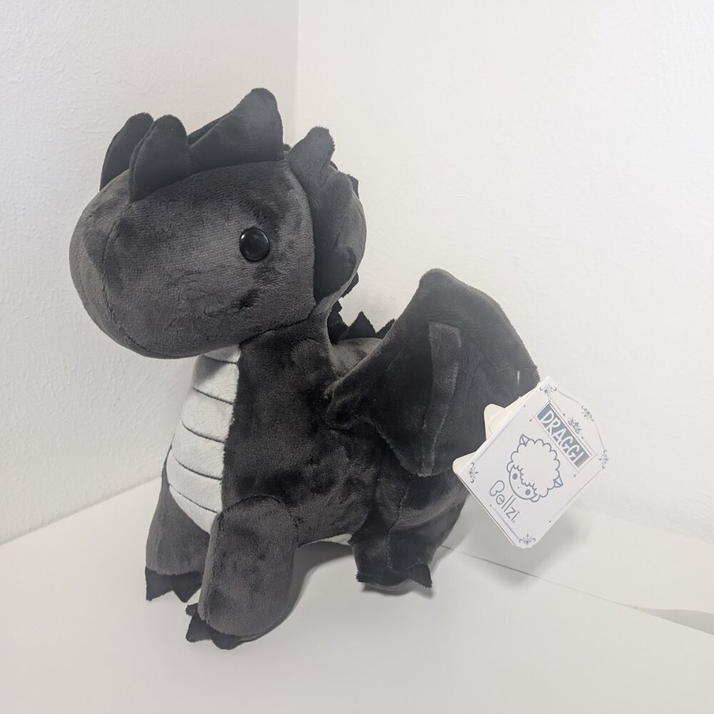 BELLZI ULTRA RARE RETIRED BLACK DRAGGI DRAGON NWT